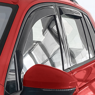 Voron Glass® - In-Channel Smoke Front and Rear Side Window Deflectors