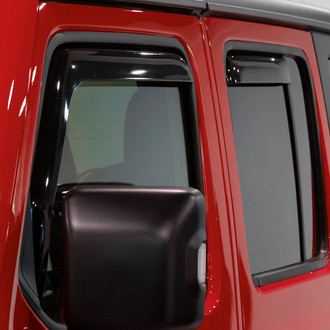 Voron Glass® - In-Channel Smoke Front and Rear Side Window Deflectors