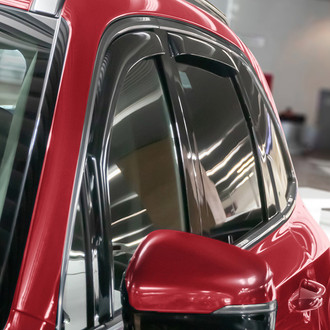 Voron Glass® - In-Channel Smoke Front and Rear Side Window Deflectors