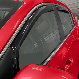 Voron Glass® - In-Channel Smoke Front and Rear Side Window Deflectors