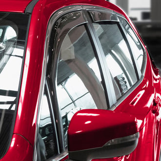 Voron Glass® - In-Channel Smoke Front and Rear Side Window Deflectors