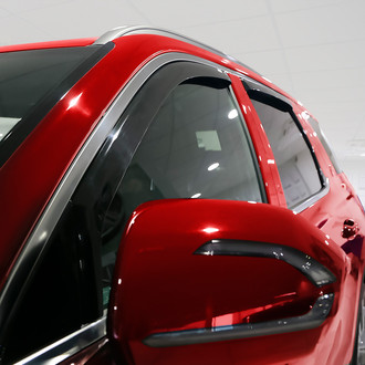 Voron Glass® - In-Channel Smoke Front and Rear Side Window Deflectors