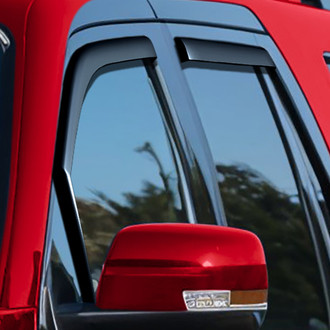 Voron Glass® - In-Channel Smoke Front and Rear Side Window Deflectors
