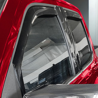 Voron Glass® - In-Channel Smoke Front and Rear Side Window Deflectors