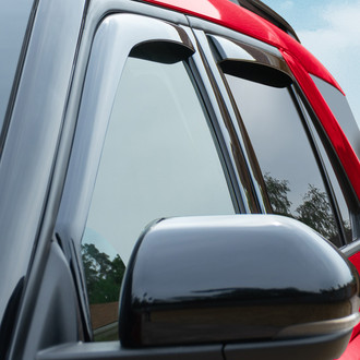 Voron Glass® - In-Channel Smoke Front and Rear Side Window Deflectors