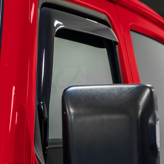 Voron Glass® - In-Channel Smoke Front Side Window Deflectors