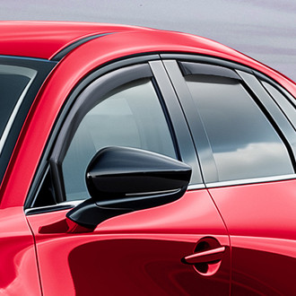 Voron Glass® - In-Channel Smoke Front and Rear Side Window Deflectors