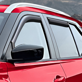 Voron Glass® - In-Channel Smoke Front and Rear Side Window Deflectors