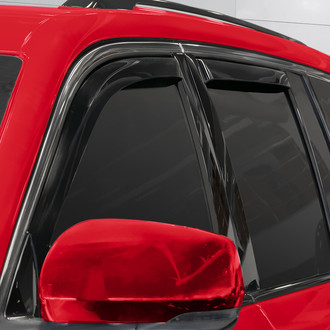 Voron Glass® - In-Channel Smoke Front and Rear Side Window Deflectors