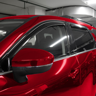 Voron Glass® - In-Channel Smoke Front and Rear Side Window Deflectors