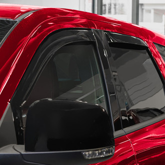 Voron Glass® - In-Channel Smoke Front and Rear Side Window Deflectors