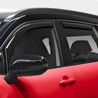 Voron Glass® - In-Channel Smoke Front and Rear Side Window Deflectors