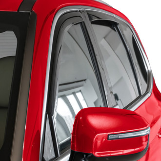 Voron Glass® - In-Channel Smoke Front and Rear Side Window Deflectors