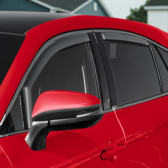Voron Glass® - In-Channel Smoke Front and Rear Side Window Deflectors