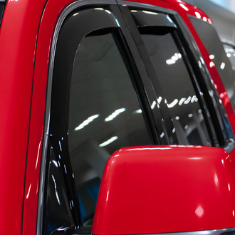 Voron Glass® - In-Channel Smoke Front and Rear Side Window Deflectors