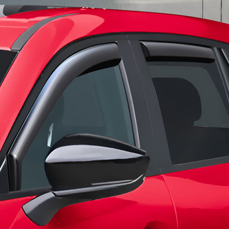 Voron Glass® - In-Channel Smoke Front and Rear Side Window Deflectors