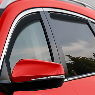 Voron Glass® - In-Channel Smoke Front and Rear Side Window Deflectors