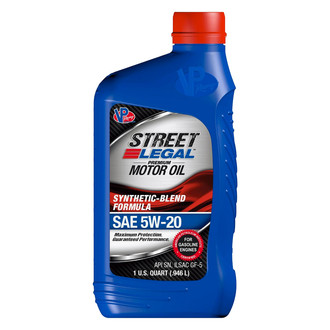 VP Racing Fuels® - Street Legal™ SAE 5W-20 Synthetic Blend Motor Oil, 1 Quart