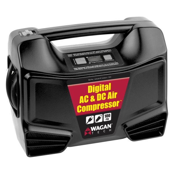 Wagan® - 12 V or 120 V AC/DC Digital Air Compressor