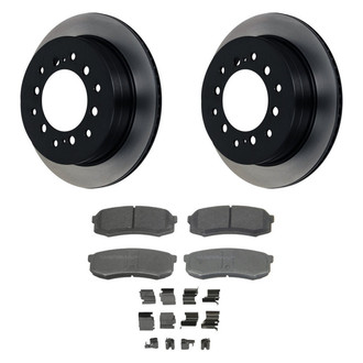 Wagner® - ThermoQuiet™ Rear Brake Kit with Semi-Metallic Pads
