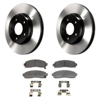 Wagner® - ThermoQuiet™ Front Brake Kit with Semi-Metallic Pads