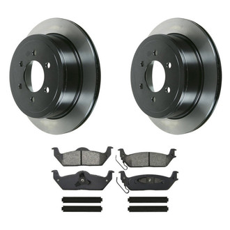 Wagner® - SevereDuty™ Rear Brake Kit with Semi-Metallic Pads
