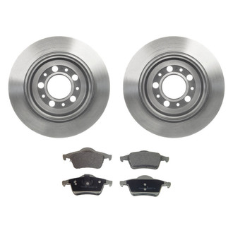 Wagner® - ThermoQuiet™ Rear Brake Kit with Semi-Metallic Pads