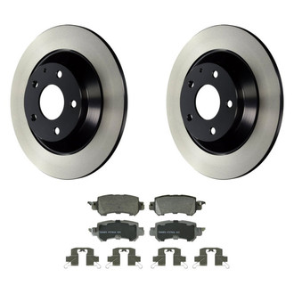 Wagner® BNDL-1201-31035804 - ThermoQuiet™ Rear Brake Kit with Ceramic Pads