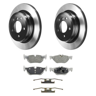 Wagner® - ThermoQuiet™ Rear Brake Kit with Semi-Metallic Pads