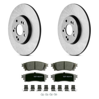 Wagner® BNDL-1201-31035942 - ThermoQuiet™ Rear Brake Kit with Ceramic Pads