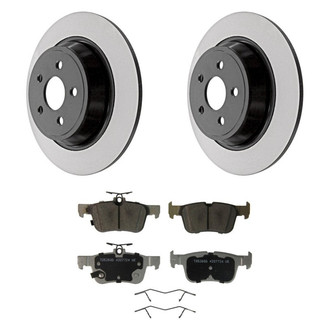 Wagner® - ThermoQuiet™ Rear Brake Kit with Ceramic Pads