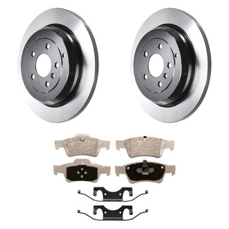 Wagner® - ThermoQuiet™ Rear Brake Kit with Semi-Metallic Pads