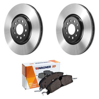 Wagner® - SevereDuty™ Front Brake Kit with Semi-Metallic Pads