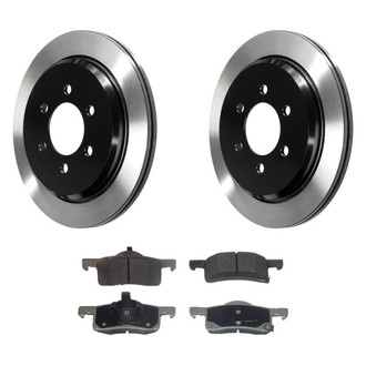 Wagner® - ThermoQuiet™ Rear Brake Kit with Semi-Metallic Pads
