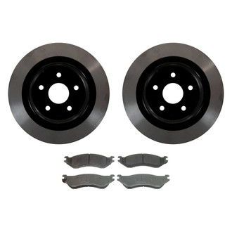 Wagner® BNDL-1201-31036392 - ThermoQuiet™ Rear Brake Kit with Semi-Metallic Pads
