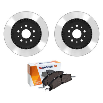 Wagner® BNDL-1201-31036426 - SevereDuty™ Rear Brake Kit with Semi-Metallic Pads