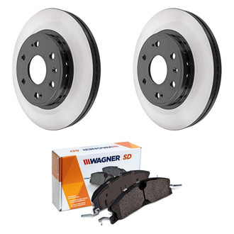 Wagner® - SevereDuty™ Front Brake Kit with Semi-Metallic Pads