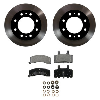 Wagner® - QuickStop® Front Brake Kit with Semi-Metallic Pads