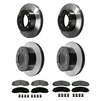 Wagner® - QuickStop® Front and Rear Brake Kit with Semi-Metallic Pads