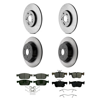 Wagner® - QuickStop® Front and Rear Brake Kit with Ceramic Pads