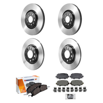 Wagner® - SevereDuty™ Front and Rear Brake Kit with Semi-Metallic Pads