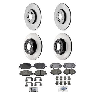 Wagner® - SevereDuty™ Front and Rear Brake Kit with Semi-Metallic Pads