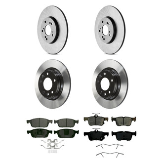 Wagner® - QuickStop® Front and Rear Brake Kit with Ceramic Pads