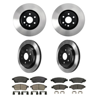 Wagner® - QuickStop® Front and Rear Brake Kit with Ceramic Pads