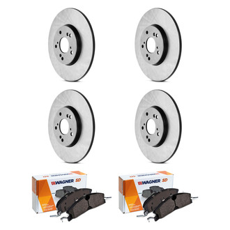 Wagner® - SevereDuty™ Brake Kit with Semi-Metallic Pads