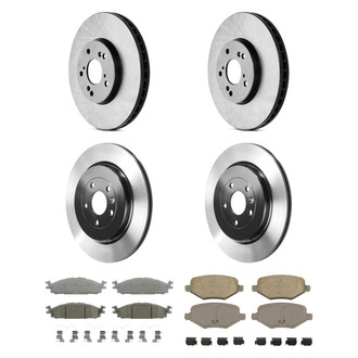 Wagner® - ThermoQuiet™ Front and Rear Brake Kit with Ceramic Pads