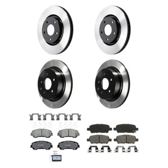 Wagner® - QuickStop® Front and Rear Brake Kit with Ceramic Pads