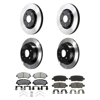 Wagner® - QuickStop® Front and Rear Brake Kit with Ceramic Pads