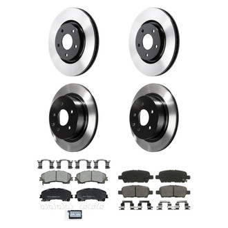 Wagner® - QuickStop® Front and Rear Brake Kit with Ceramic Pads
