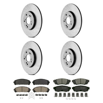 Wagner® - QuickStop® Front and Rear Brake Kit with Ceramic Pads